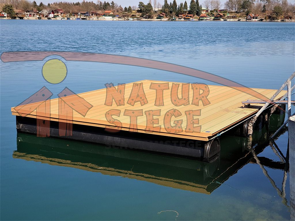 E.04. Módulo de muelle flotante 3m x 4m con cubierta compuesta