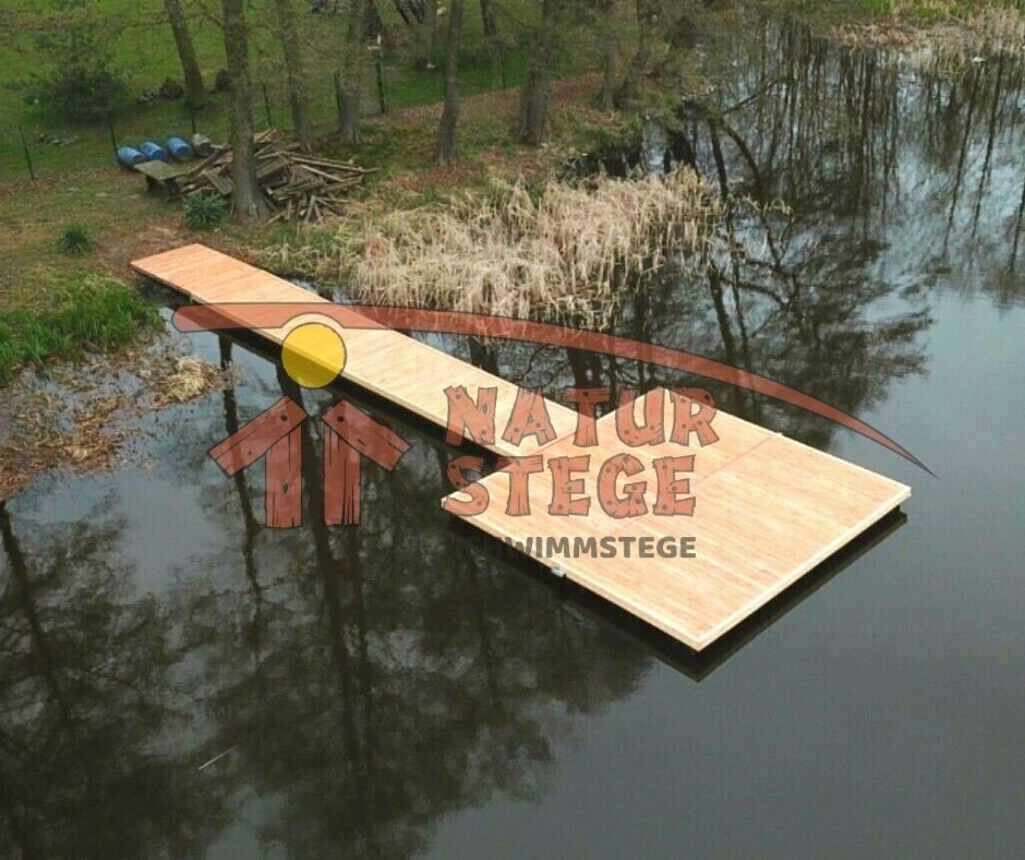 F.04. Muelle flotante 24m2 + plataforma flotante fácilmente desacoplable 36m2