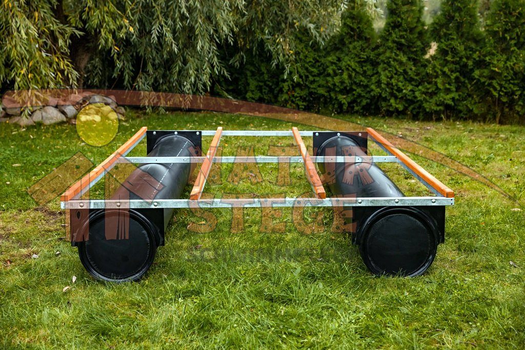 C.01. Módulo de muelle flotante 3m x 2m sin tablas de madera