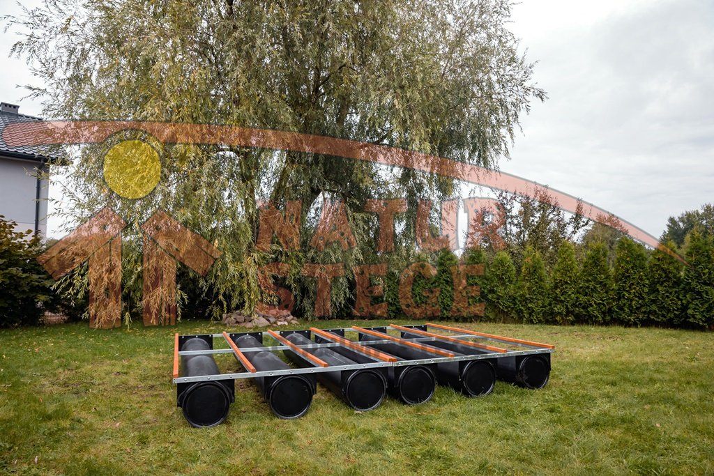 C.06.1 Módulo de muelle flotante 3m x 4m sin tablas de madera con listones de madera